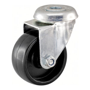 LinkQnet 50mm M10 Bolt Mount Swivel Castor Wheel - Unbraked RCK-SH-CASTOR-50MM