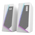 Redragon GS20W ANVIL 3W 2.0 RGB Stereo Desktop PC Speakers White RD-GS520W