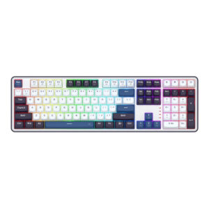 Redragon K689 Wyvern RGB Wired Mechanical Keyboard – White Black RD-K689WBB-RGB
