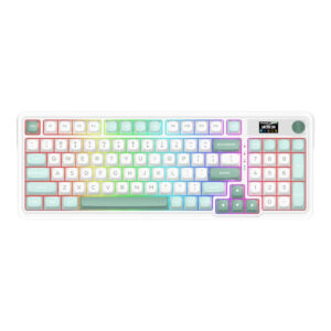 Redragon K719WGB Galatin RGB Pro Wireless Gaming Keyboard – White RD-K719WGB-RGB-PRO