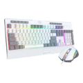 Redragon S151 Wired RGB Gaming Keyboard & Mouse Combo - White and Grey RD-S151W