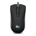RII RM105 RGB Wired Mouse Black