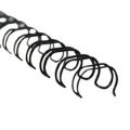 Renz 8mm Ring Wire Binding Combs Black 100-pack RRW08.0BK3:1