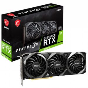 MSI Ventus 3X OC LHR GeForce RTX 3060 Ti 8GB GDDR6 Graphics Card RTX 3060 Ti VENTUS 3X 8G OC LHR