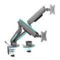 Rogueware MA200+ Aerotilt 27 to 35-inch RGB Gaming Dual Monitor Arm with VESA Plate