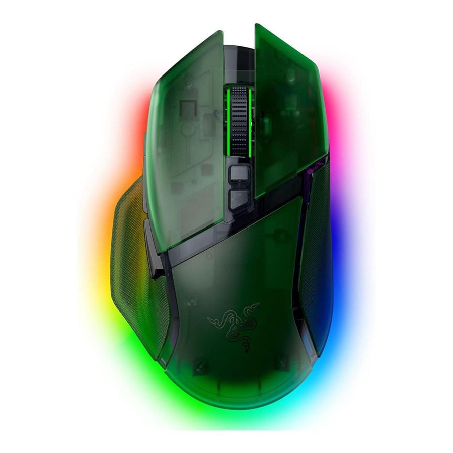 Razer Basilisk V3 Pro 35K RGB Wireless Gaming Mouse – Phantom Green Edition RZ01-05240300-R3G1
