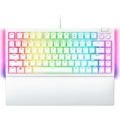 Razer BlackWidow V4 75 Chroma RGB Orange Tactile Switches Mechanical Gaming Keyboard - White RZ03-05001700-R3M1