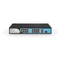 BDCOM 16-Port 100M Gigabit SFP PoE Unmanaged Switch S1200-16P2G1S