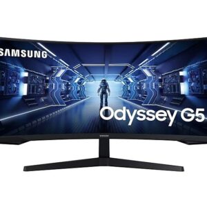 SAMSUNG 34″ GAMING 21:9 3440X1440 1000R BORDERLESS VA 165HZ MPRT 1MS FREESYNC PREMIUM SIMPLE