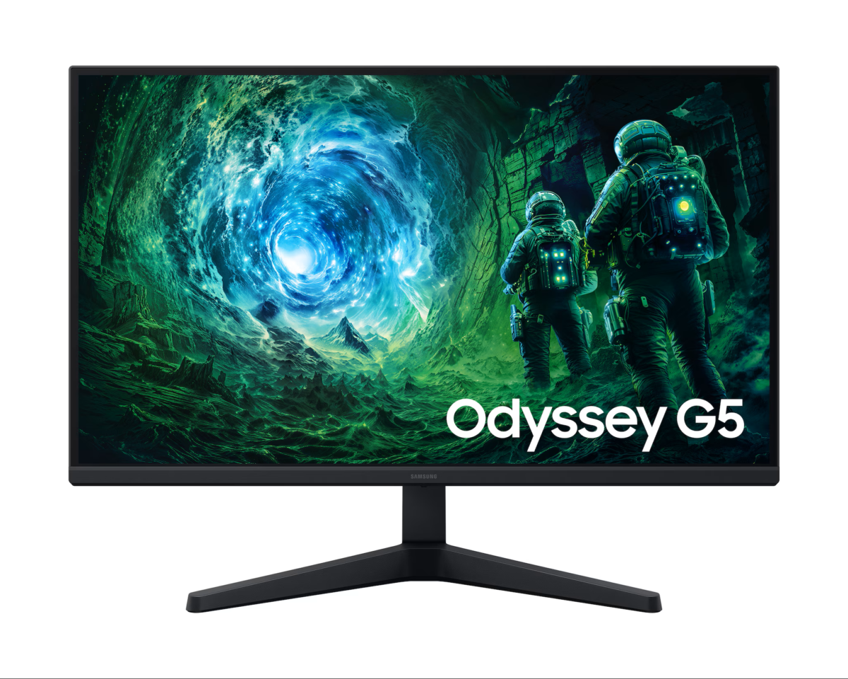 SAMSUNG LS27FG530 Flat IPS 16:9 300 cd/㎡ 1000 : 1 (Typ.) QHD (2 560 x 1 440) 1 ms (MPRT) 178/178 Max 200 Hz Auto Source Switch Super Arena Gaming UX Refresh Rate Optimizor Virtual AIM Point Black Equalizer Off Timer Plus and FreeSync Premium 1 x DP Port 2 x HDMI ports 1 x Headphone port Tilt: -2.0 (+2.0 / -1.0) – 20.0˚ (±2.0˚) DP Cable and Power Cable in the box.