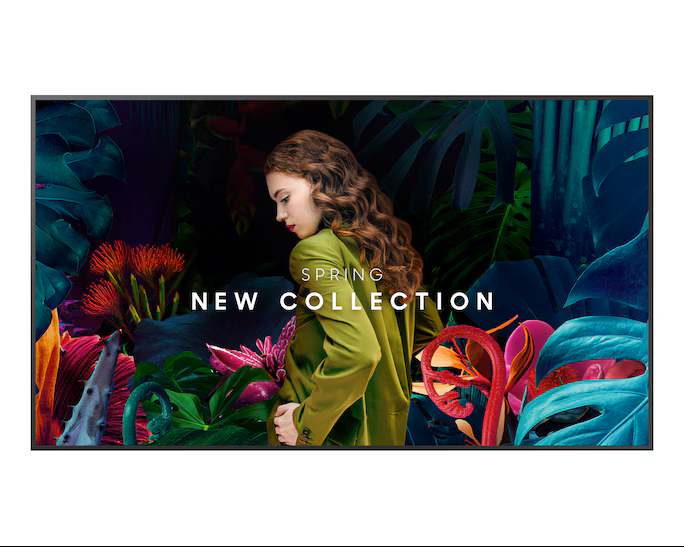SAMSUNG 75” PROFESSIONAL DISPLAY – 4K UHD/ 16/7 USAGE/ 350NIT BRIGHTNESS/ SOC MEDIA PLAYER: SSSP 10