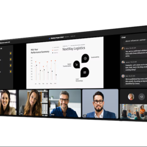 Samsung 105″ Professional Display – Ultra-slim design  Resolution: 5120×2160 (21:9)  UHD 5K  24/7 Usage  500nit Brightness  Build-in Speakers 10W x 4  Haze 25%  16GB SSD  Wi-Fi & BT  SoC Media Player: SSSP 10  Portrait & Landscape  Auto Level  IP5X  Samsung KNOX security  3 Year On-site Warranty. Wall Mount bracket included