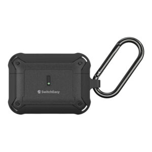 SwitchEasy Guardian Rugged Protective Case for AirPods Pro 2 – Black SAPAP2091BK22
