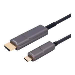 LinkQnet Type-C to HDMI 2.0 Active Optical Cable 10m SCTH-1200-010