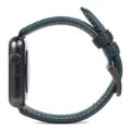 SLG D6 Italian Minerva Box Leather Strap for Apple Watch Blue SD-D6M-S-AW44-BL