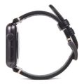 SLG D7 Italian Buttero 40mm Leather Strap for Apple Watch Black SD-D7B-S-AW40-BK