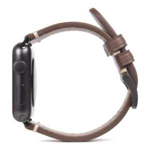 SLG D7 Italian Buttero 44mm Leather Strap for Apple Watch Beige SD-D7B-S-AW44-BG