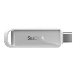 SanDisk Phone Drive 128GB Type-C Flash Drive - Artic White SDIXS0N-128G-GN6NE