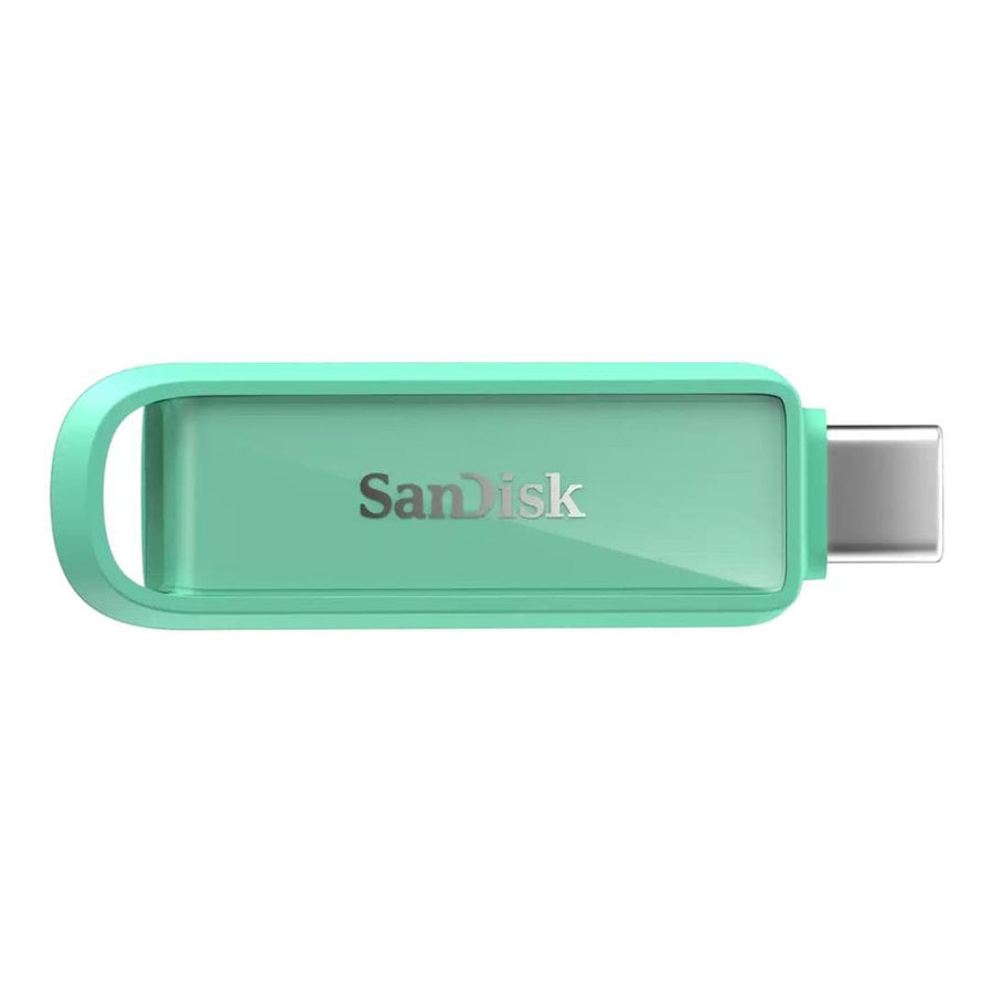 SanDisk Phone Drive 512GB Type-C Flash Drive Seafoam Green SDIXS0N-512G-GN6NQ
