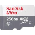 SanDisk Ultra 256GB microSD UHS-I Class 10 Memory Card SDSQUNR-256G-GN3MN