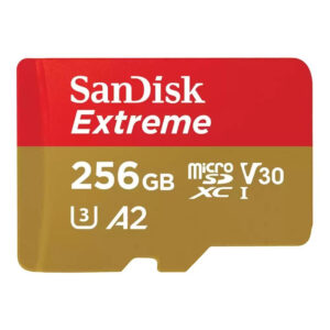 SanDisk Extreme 256GB microSDXC UHS-I Memory Card SDSQXAV-256G-GN6MN