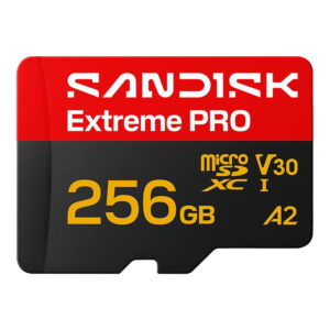 SanDisk Extreme Pro 256GB UHS microSDXC Memory Card SDSQXCJ-256G-GS6MA