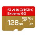SanDisk Extreme GO 128GB UHS microSD Memory Card SDSQXGN-128G-GN6MN