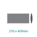 Parrot Sign Frame 210x400mm Double Sided Wall Mounted SF2140D