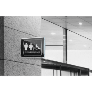 Parrot Sign Frame 420x300mm Double Sided Wall Mounted SF4130