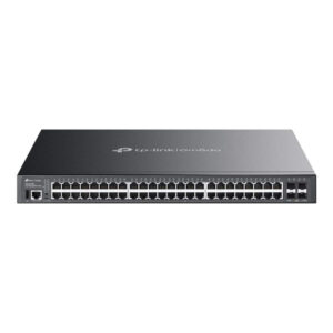 TP-Link Omada SG5452XMPP 48-port Gigabit Stackable Lite L3 PoE++ with 4× 10G Slots Managed Switch