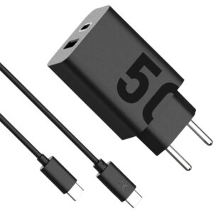Motorola TurboPower 50W Dual USB-C and USB-A Charger with USB-C Cable SJMC502