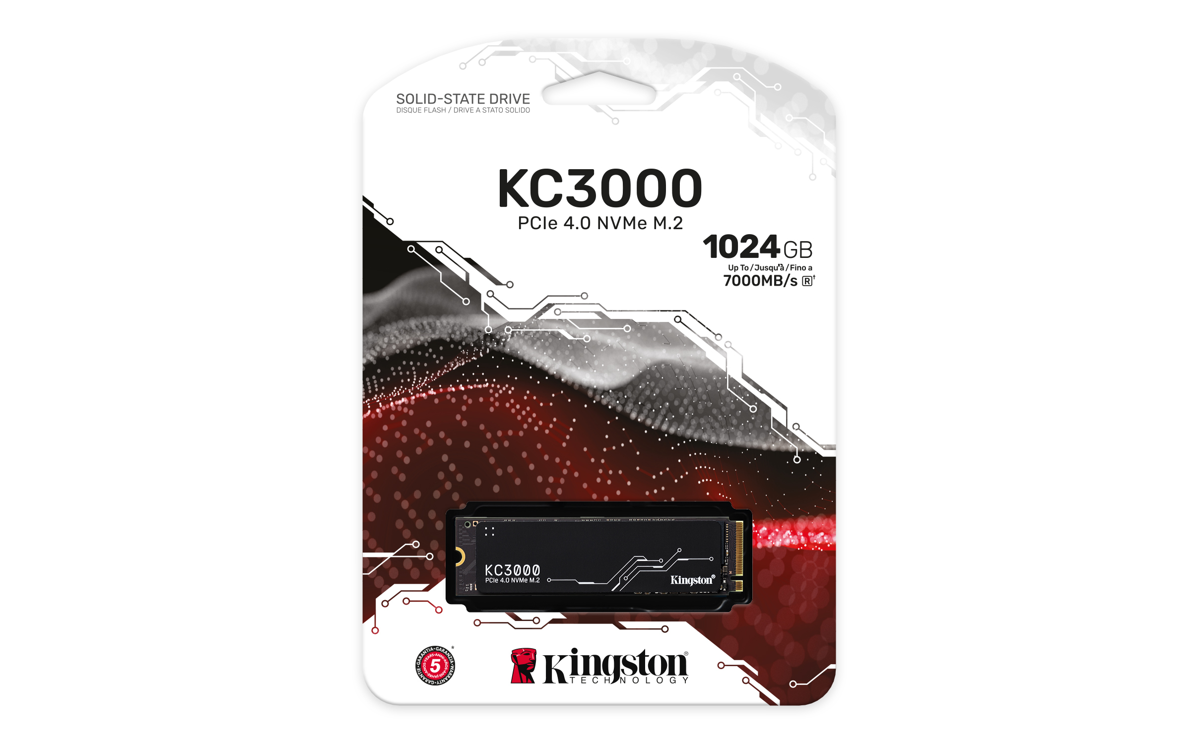 Kingston KC3000 1TB M.2 2280 NVMe Internal SSD SKC3000S/1024G - Image 4