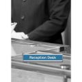 Parrot Double Sided Desk Name Plate Sign Frame 280x50mm SN1305