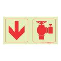 Parrot F15 Photoluminescent 190mm Safety Sign SNP19F15