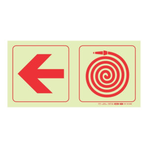 Parrot F17 Photoluminescent 190mm Safety Sign SNP19F17