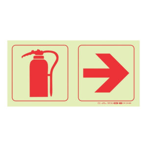Parrot F19 Photoluminescent 190mm Safety Sign SNP19F19
