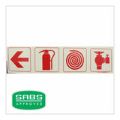 Parrot 190mm Photoluminescent Safety Sign SNP19F2
