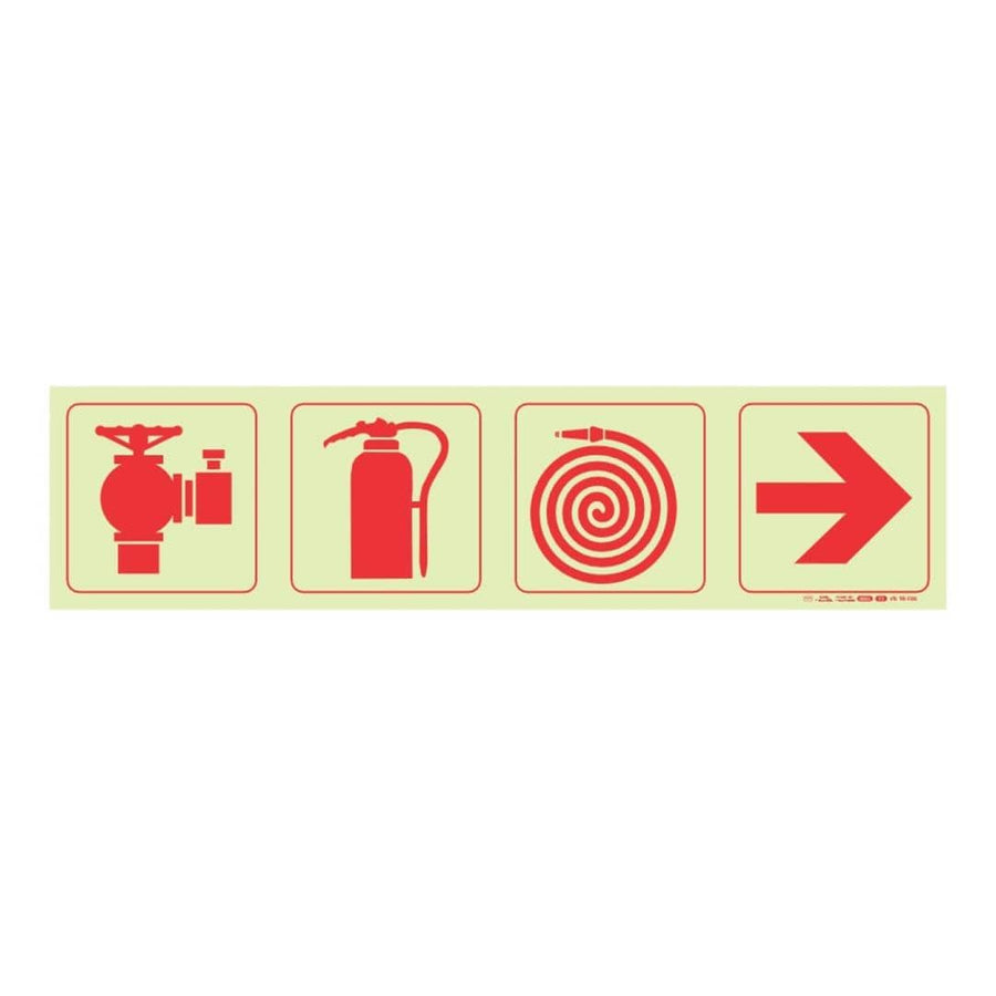 Parrot F3 Photoluminescent 190mm Safety Sign SNP19F3