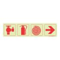 Parrot F3 Photoluminescent 190mm Safety Sign SNP19F3