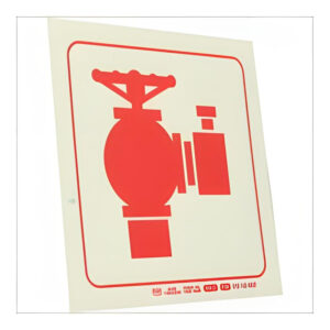 Parrot 190mm F30 Fire Hydrant Photoluminescent Safety Sign SNP19F30