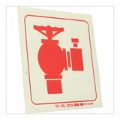 Parrot 190mm F30 Fire Hydrant Photoluminescent Safety Sign SNP19F30