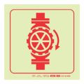 Parrot F32 Photoluminescent 190mm Safety Sign SNP19F32