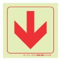 Parrot F38 Photoluminescent 190mm Safety Sign SNP19F38