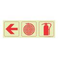 Parrot 190mm Photoluminescent Safety Sign SNP19F5