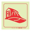 Parrot F50 Photoluminescent 190mm Safety Sign SNP19F50