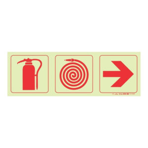 Parrot 190mm Photoluminescent Safety Sign SNP19F6