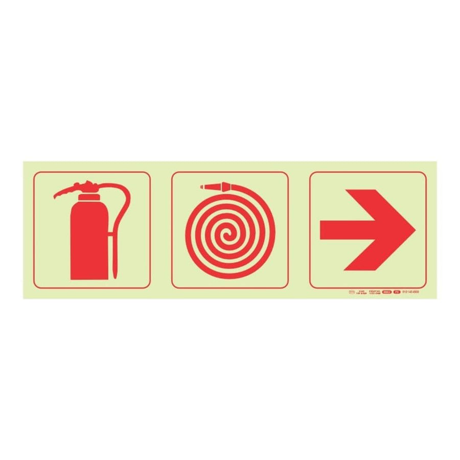 Parrot 190mm Photoluminescent Safety Sign SNP19F6