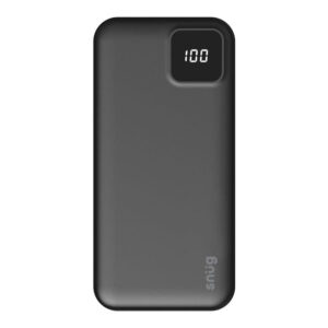 Snug 20,000mAh Square Digital Black Power Bank SNPB-20000-SQ