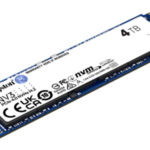 Kingston NV3 M.2 4TB PCIe 4.0 NVMe Internal SSD SNV3S/4000G