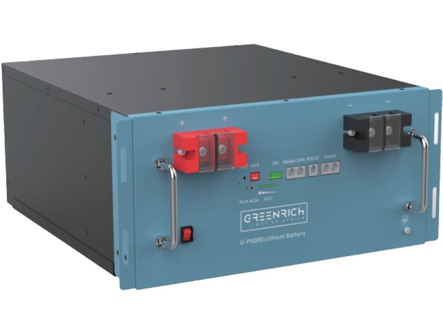 Greenrich UP5000 lithium 4.95kWh (1.5C 7.5kW) 48V rackmount battery